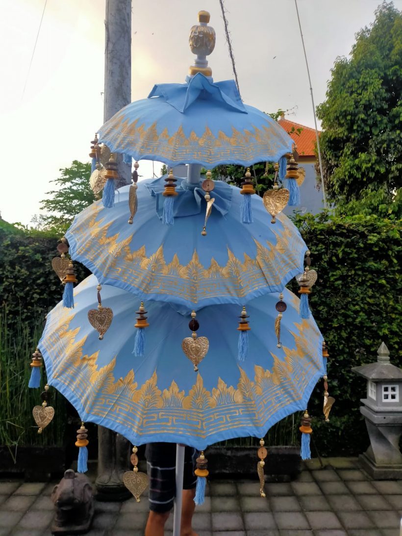 Parasole three tier light blue