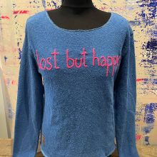 .lost.but happy sweater .lost. but happy handmade sweater from Can Kats boutique in Ibiza