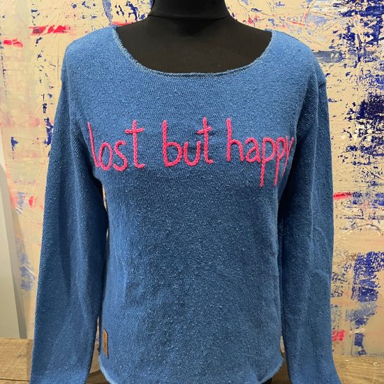 .lost. but happy handmade sweater from Can Kats boutique in Ibiza