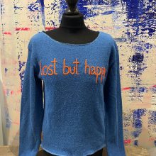 .lost.but happy sweater .lost. but happy handmade sweater from Can Kats boutique in Ibiza